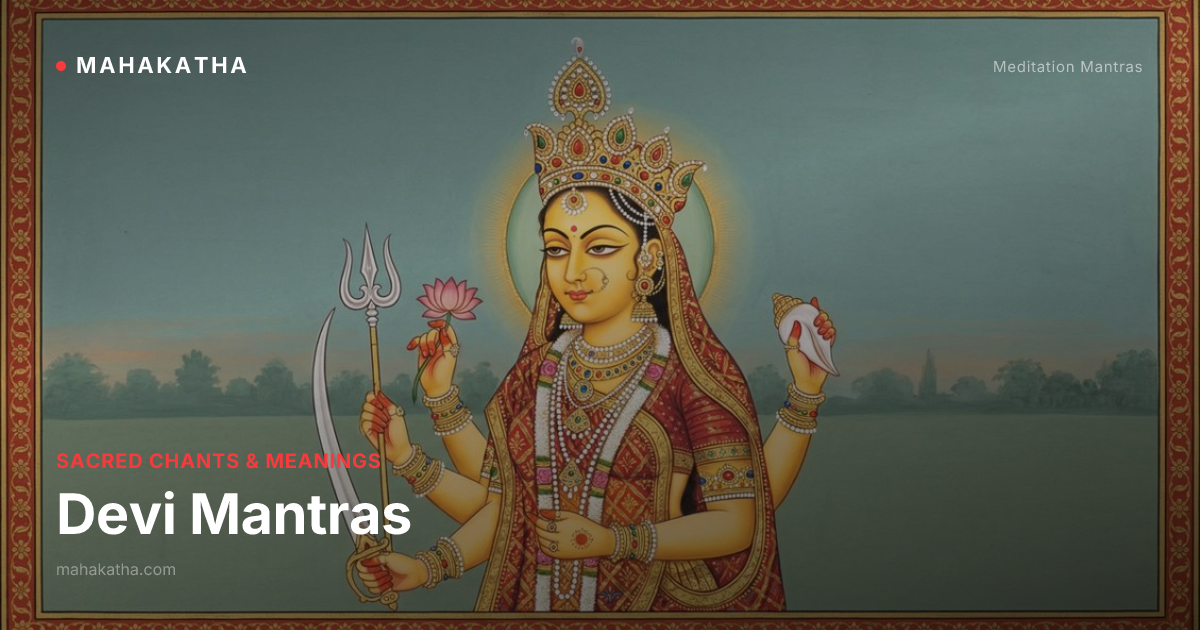 Devi — Deity Guide, Stories & Worship | Mahakatha