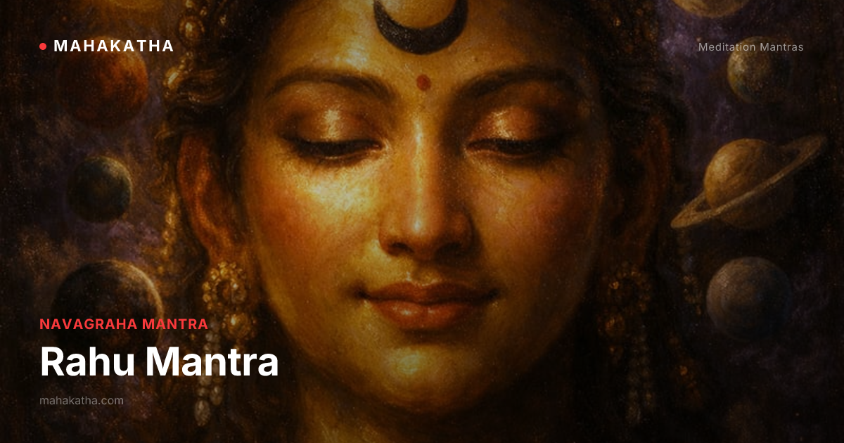 Azhar Rahu Rahu Mantra | Navagraha Chant for Cosmic Balance | Mahakatha