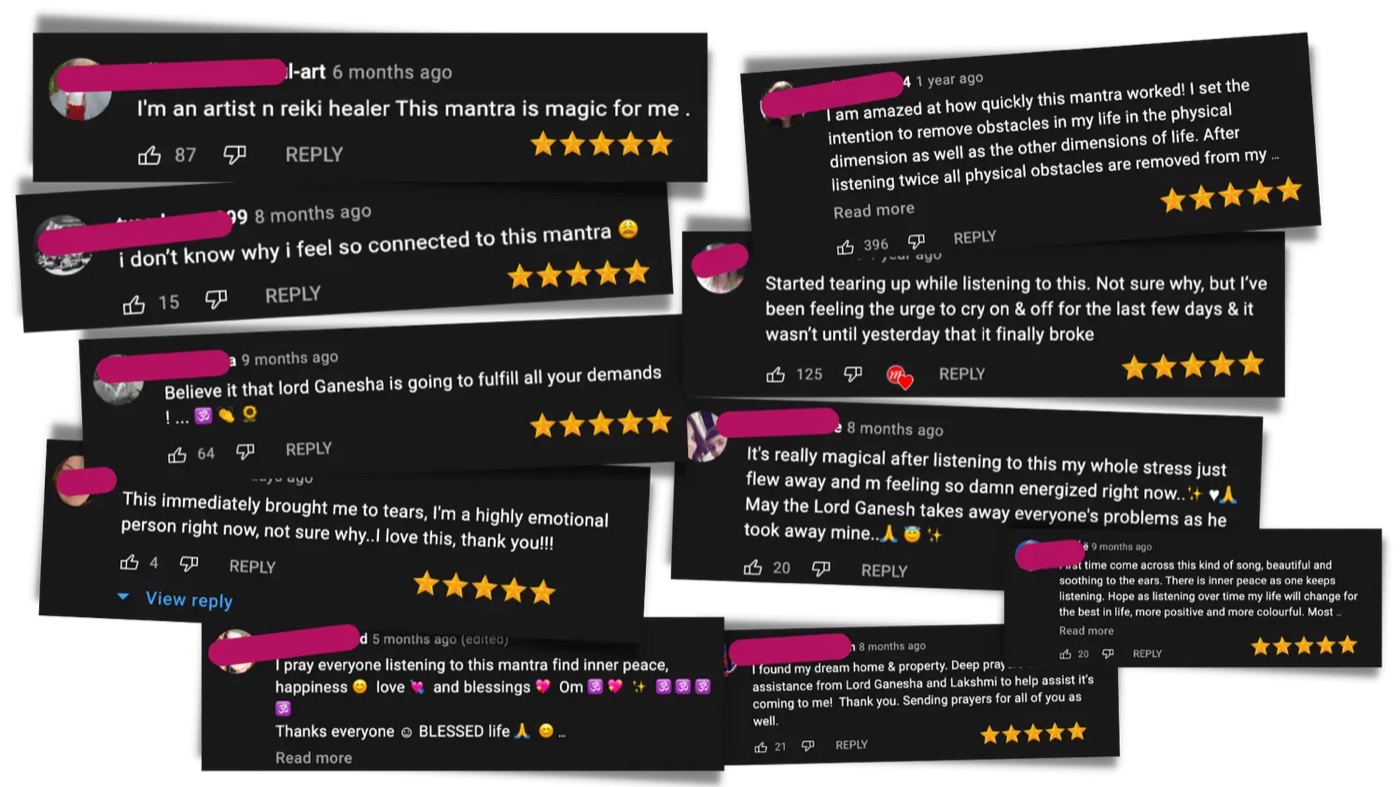 Hundreds of five-star reviews from Mahakatha listeners